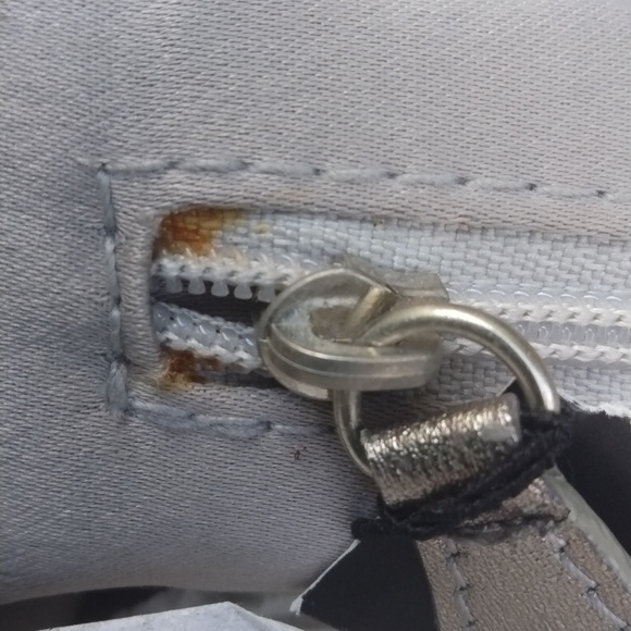 NWT Leather clutch purse EXPRESS, taupe pearl - Picture 15 of 15